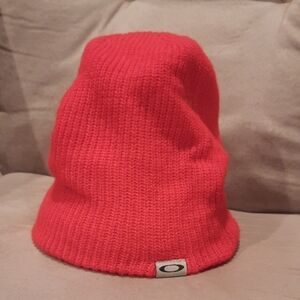 Oakley Vibrant Red Knit Beanie